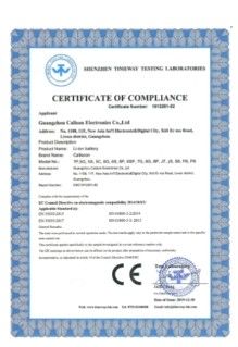 Chiny Guangzhou Yoodertumn Electronics Co., Ltd Certyfikaty